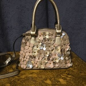 Elegant Metallic Women's Handbag